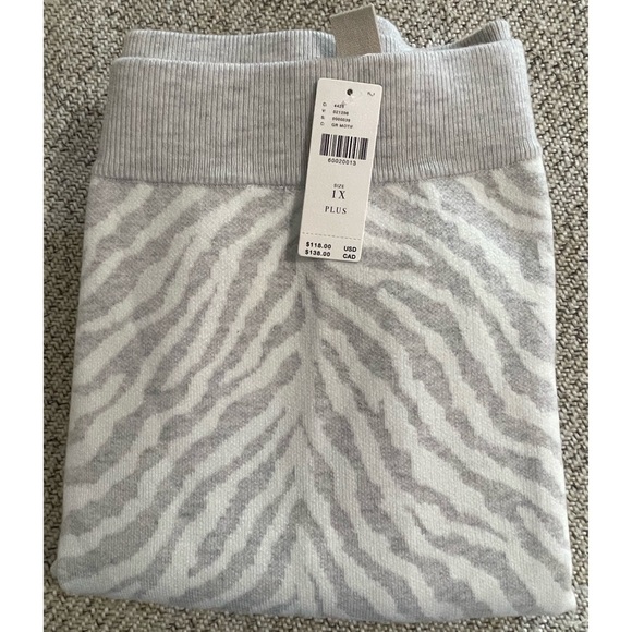 Anthropologie Dolan Left Coast Zebra Ruffled Knit Mini Skirt NWT SZ 1X - Picture 10 of 15